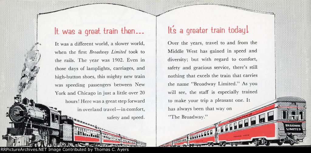 PRR "'Inside Story' of the Broadway Limited," Page 1, 1964